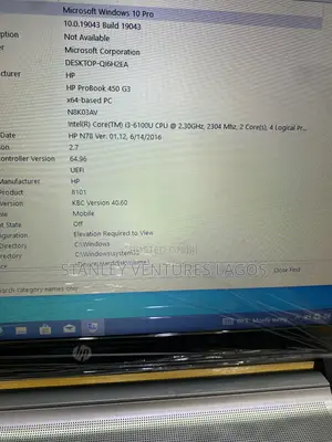 Laptop HP ProBook 450 G3 8GB Intel Core i3 HDD 320GB
