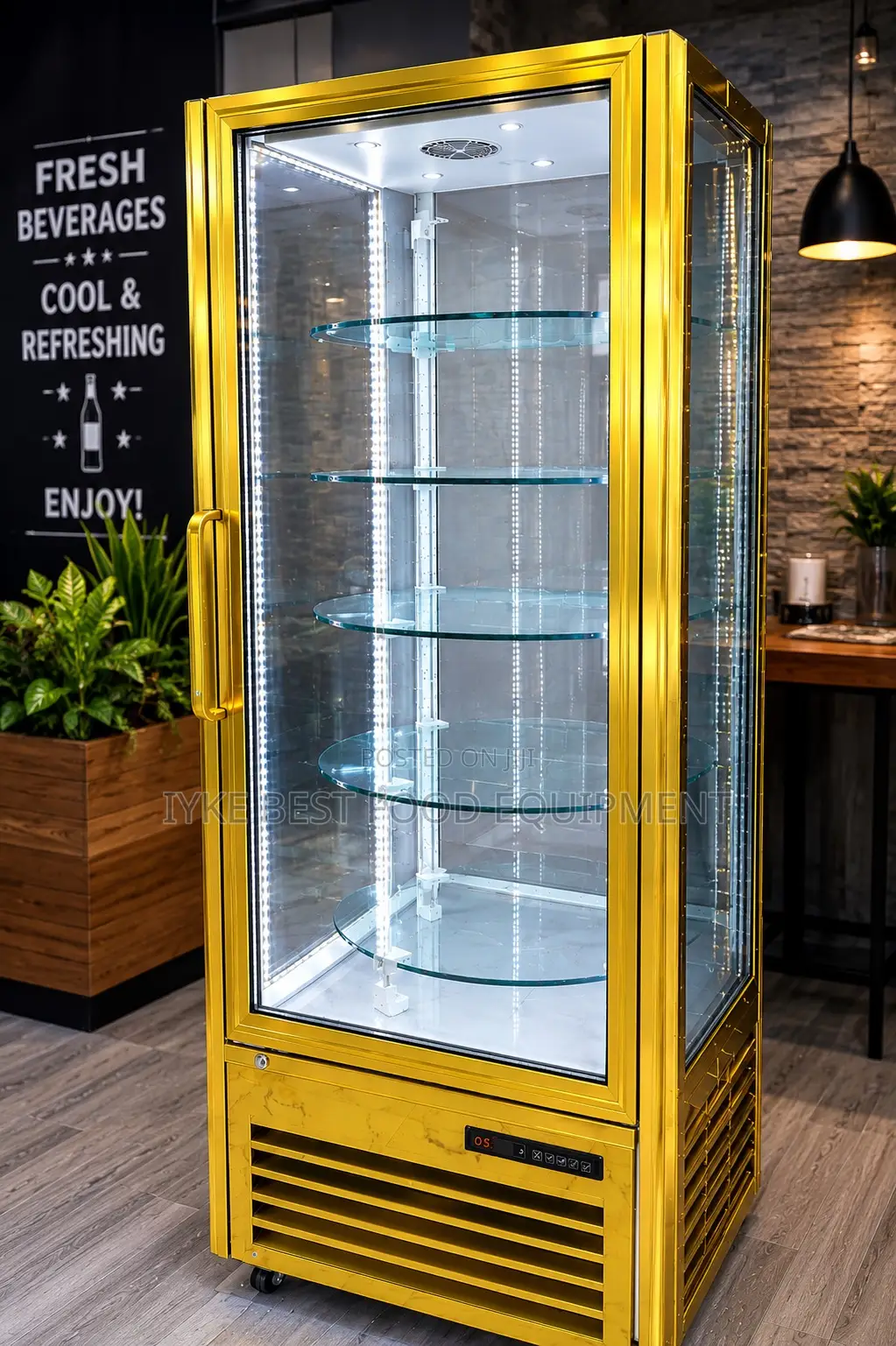 Rotary Cake Display Chiller