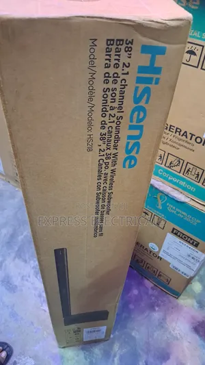 Brand New Hisense 38" 2.1CH 200W Soundbar With Wireless SubwooferHS218