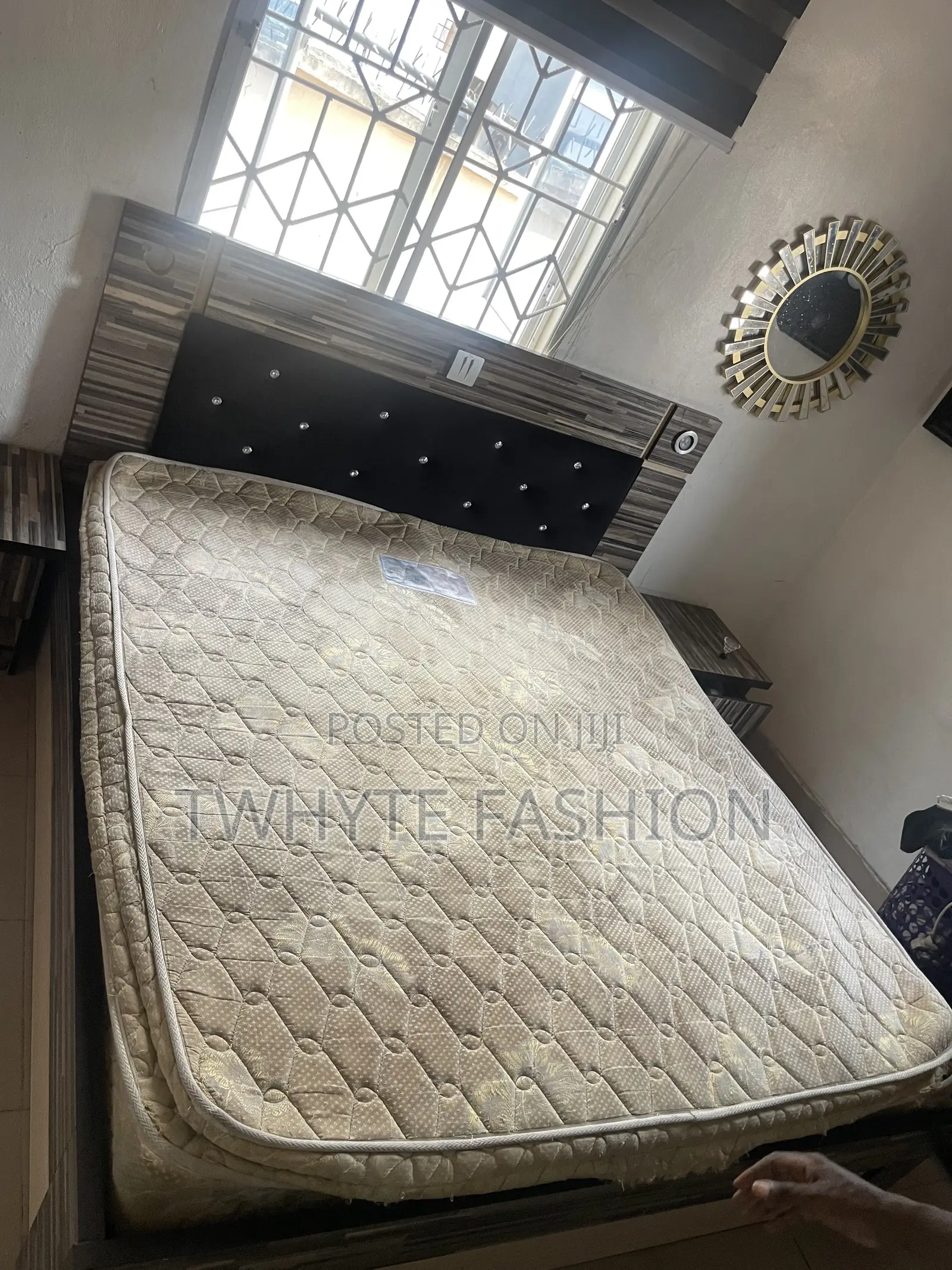 Orthopedic Bed and Frame With Two Side Drawers
