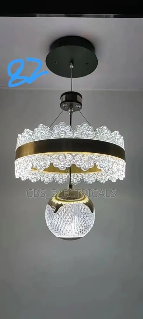 Decorative Floral Accent Chandelier