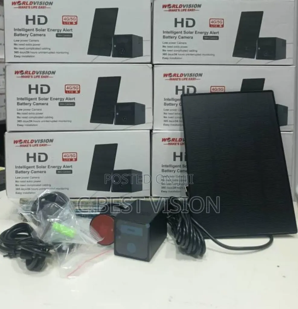 Ubox Single Lens Indoor Camera With Solar Panel
