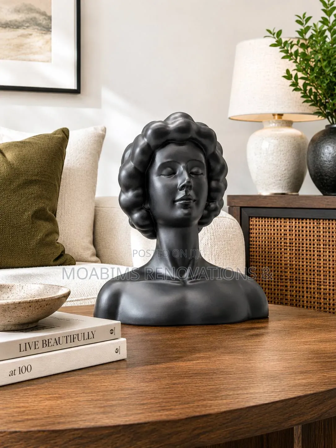 ORNAMENTS - COLUMBUS for TV Console Unit.