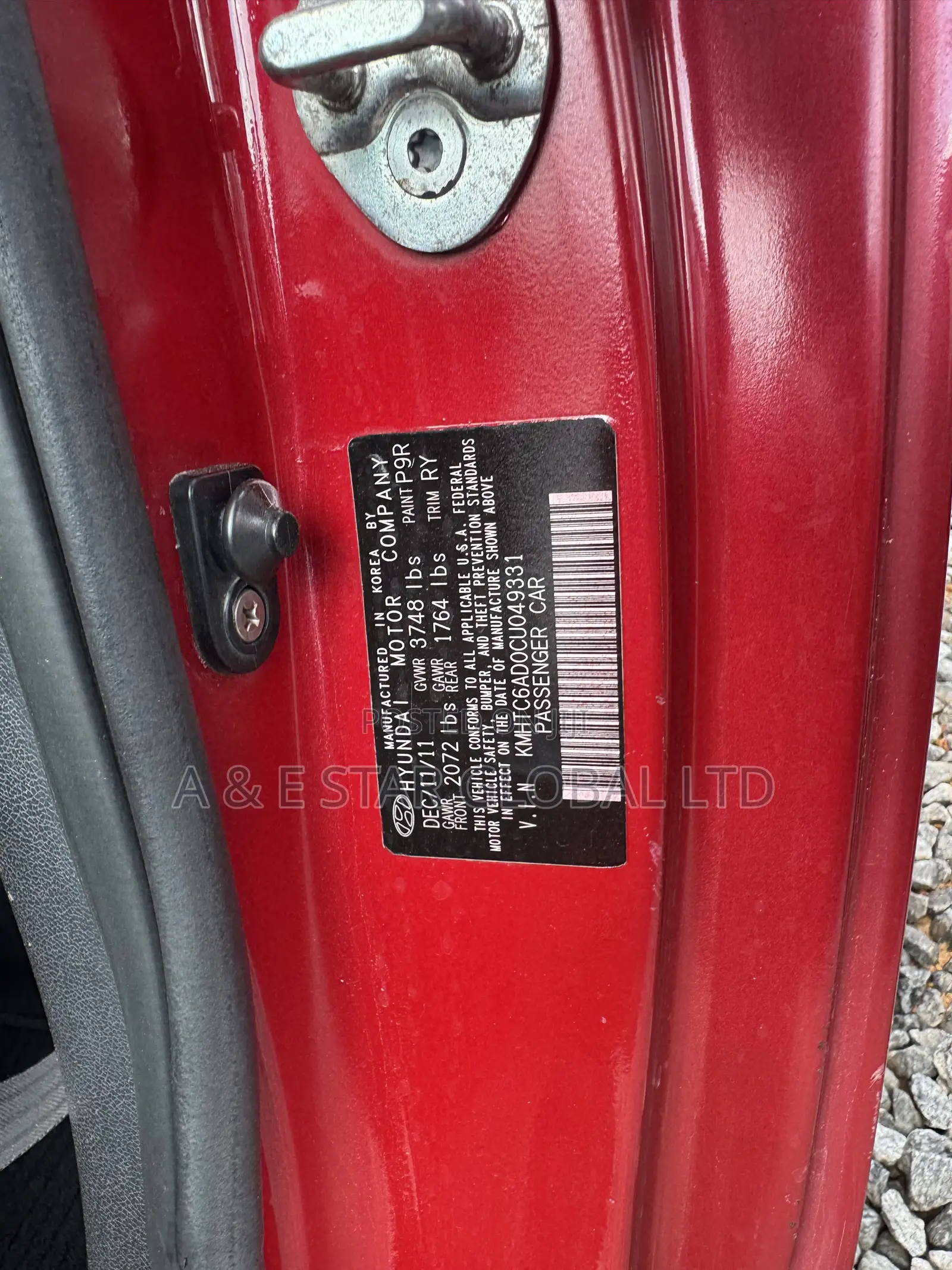 Hyundai Veloster Automatic 2012 Red
