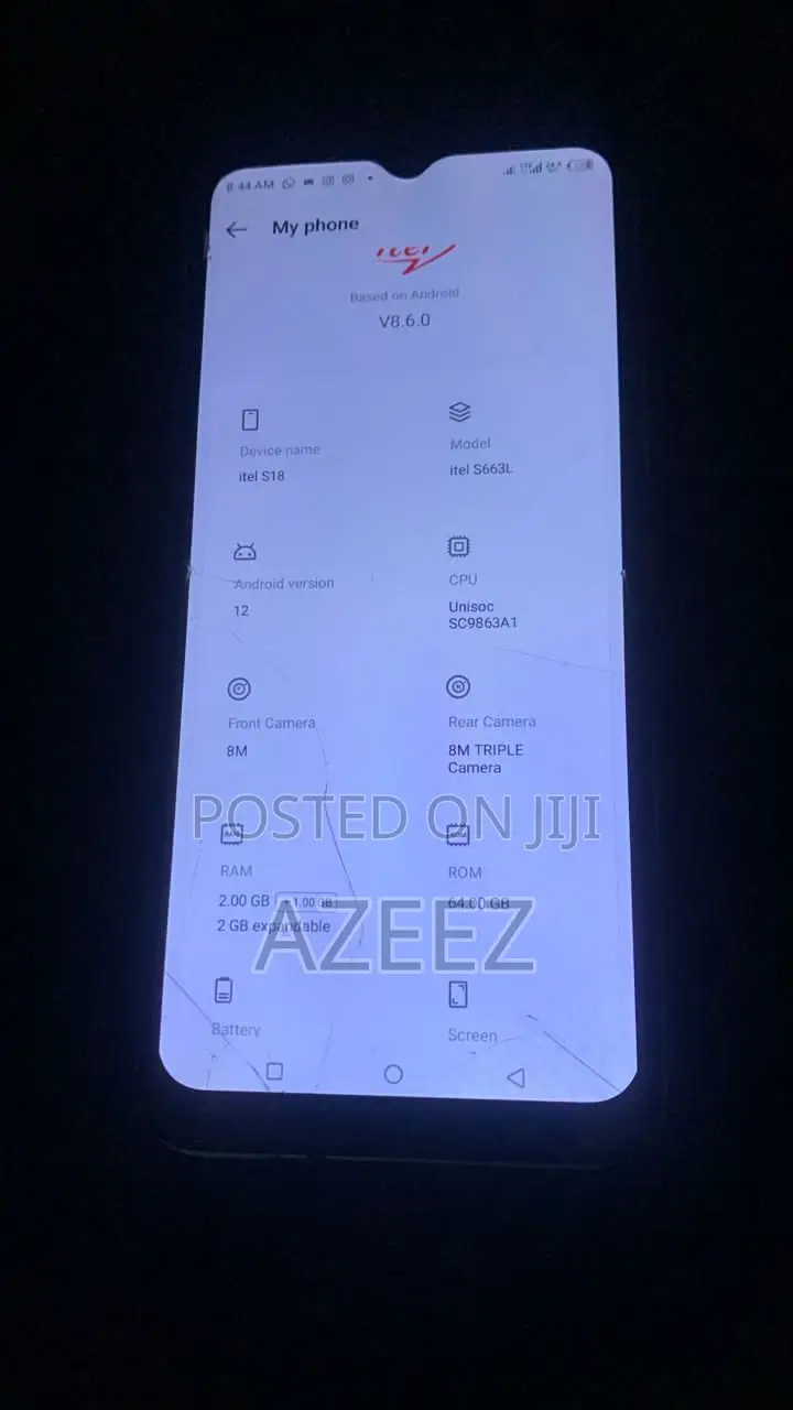 Itel S18 64 GB Blue