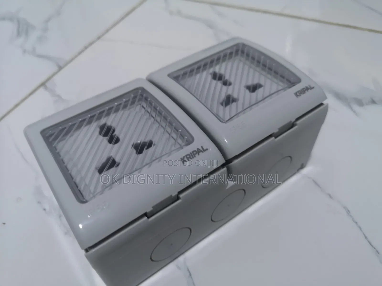 IP55 Waterproof Double Universal Socket–Outdoor Weatherproof Socket