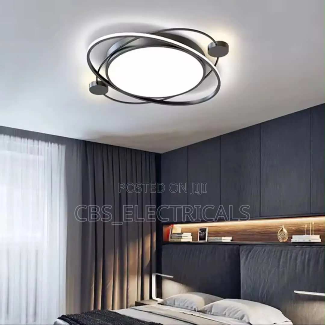 Modern Orbital Ceiling Light