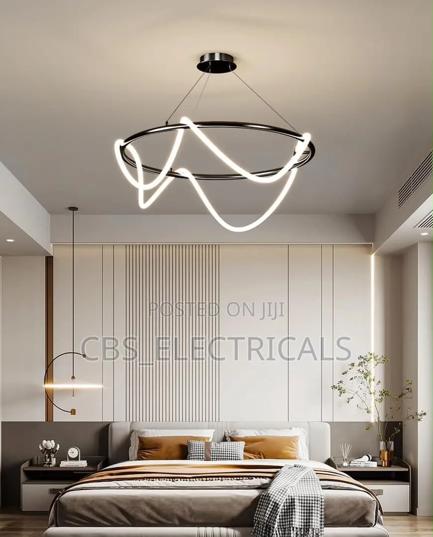 Modern Ribbon Ring Pendant Chandelier –