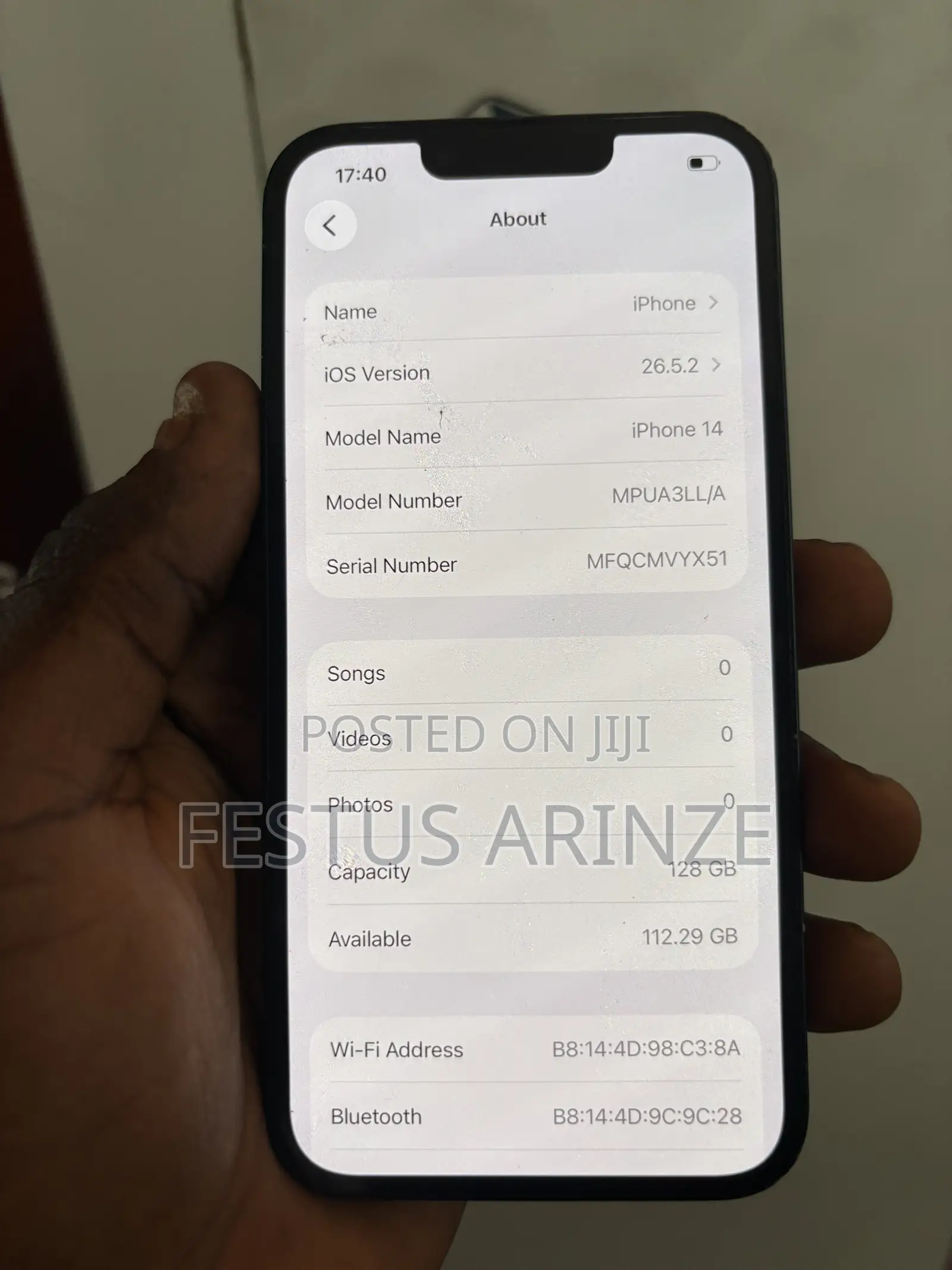 Apple iPhone 14 128 GB Black