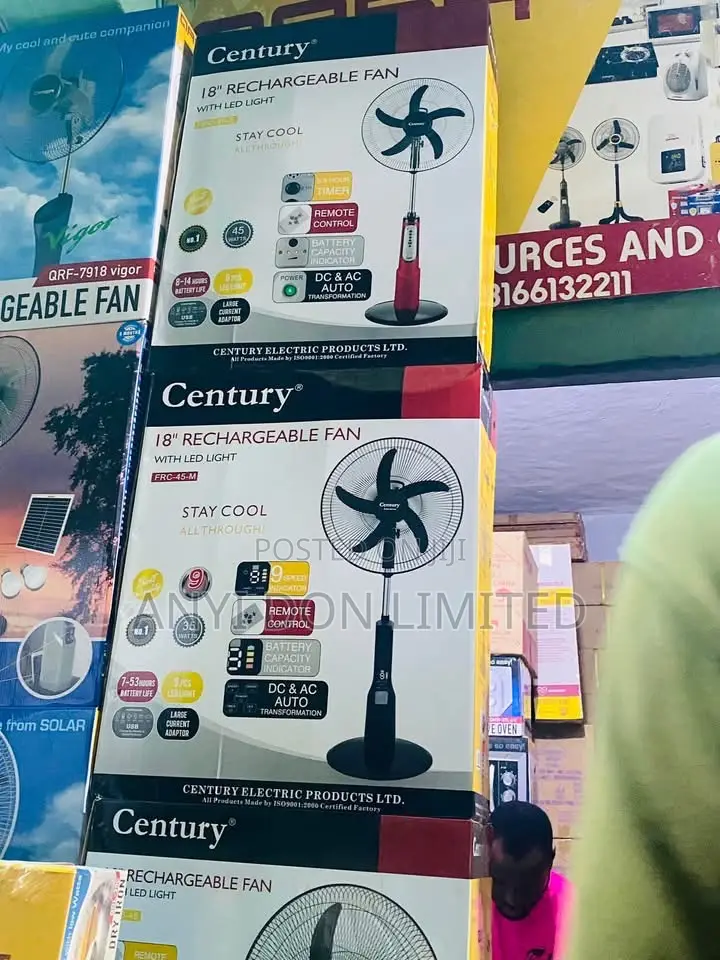 Century Rechargeable Fan