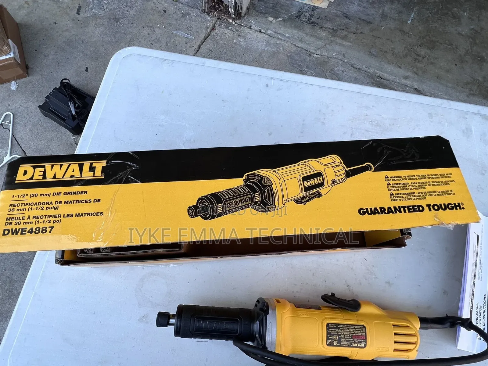 Straight Grinding Machine Dewalt 1-1/2” 38mm
