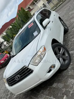 Toyota Highlander Limited 2009 White