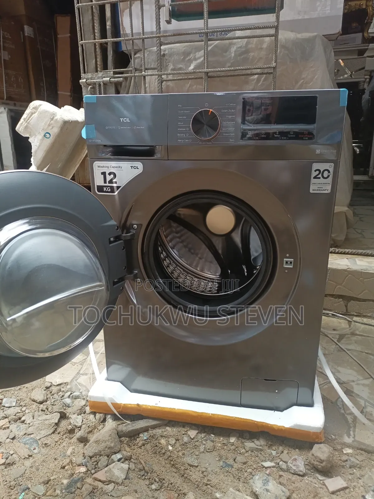 TCL 12KG Front Load Automatic Washing Machine