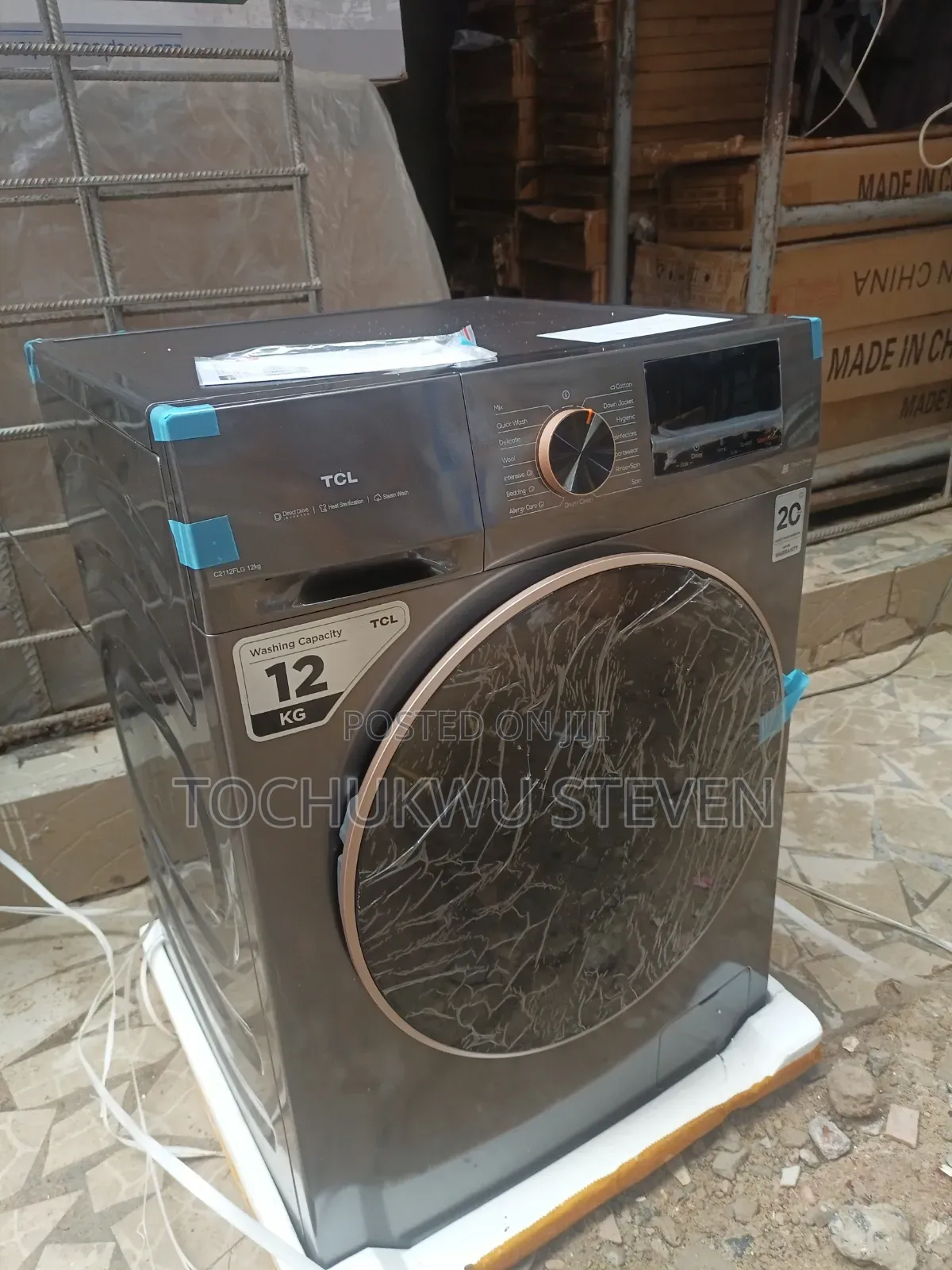 TCL 12KG Front Load Automatic Washing Machine