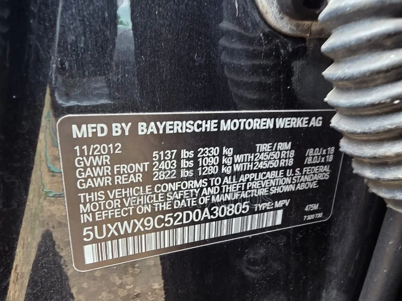 BMW X3 2013 Black