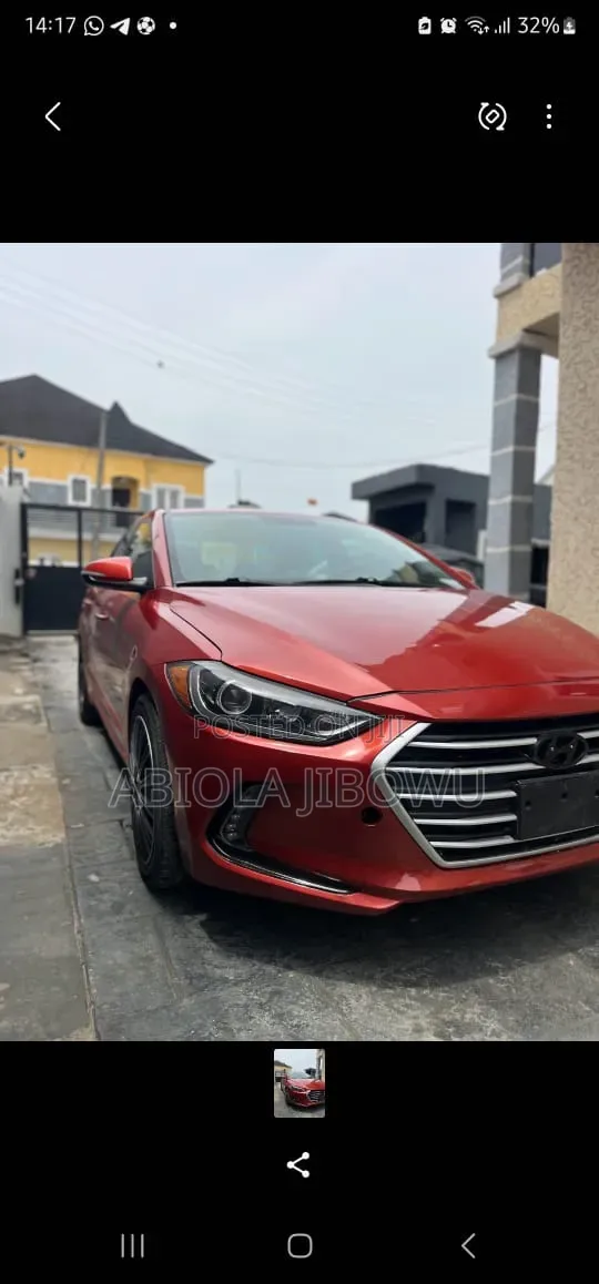 Hyundai Elantra 2016 Red