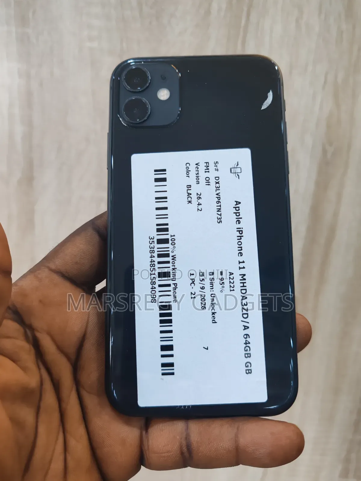 Apple iPhone 11 64 GB Black
