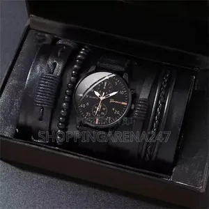 Men's 4 in 1 Wrist Watch,Band Set(Without Box)
