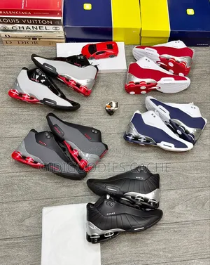 Nike Shox Bb4 Iron Black Sneakers Size 40-45