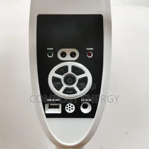 Remote Control 16" AC/Dc Rechargeable Fan With 2bulbs and Panel