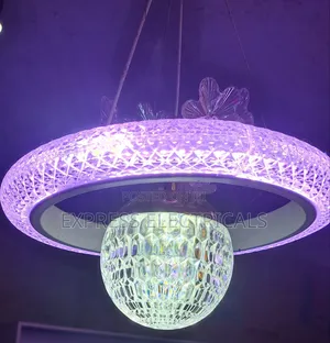 Modern LED Crystal Chandelier With RGB Colour Change