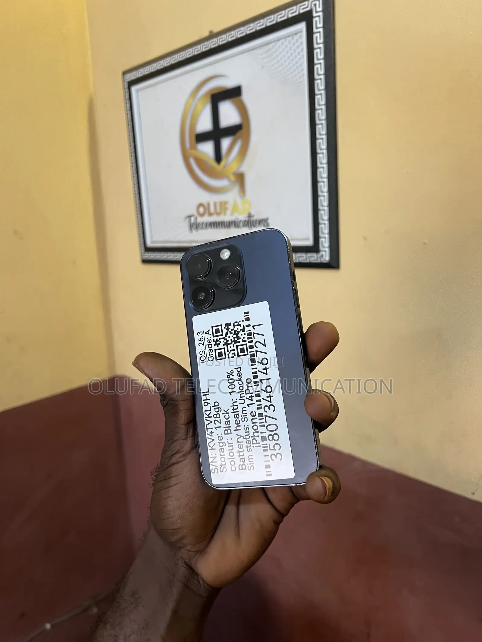 Apple iPhone 14 Pro 128 GB Black