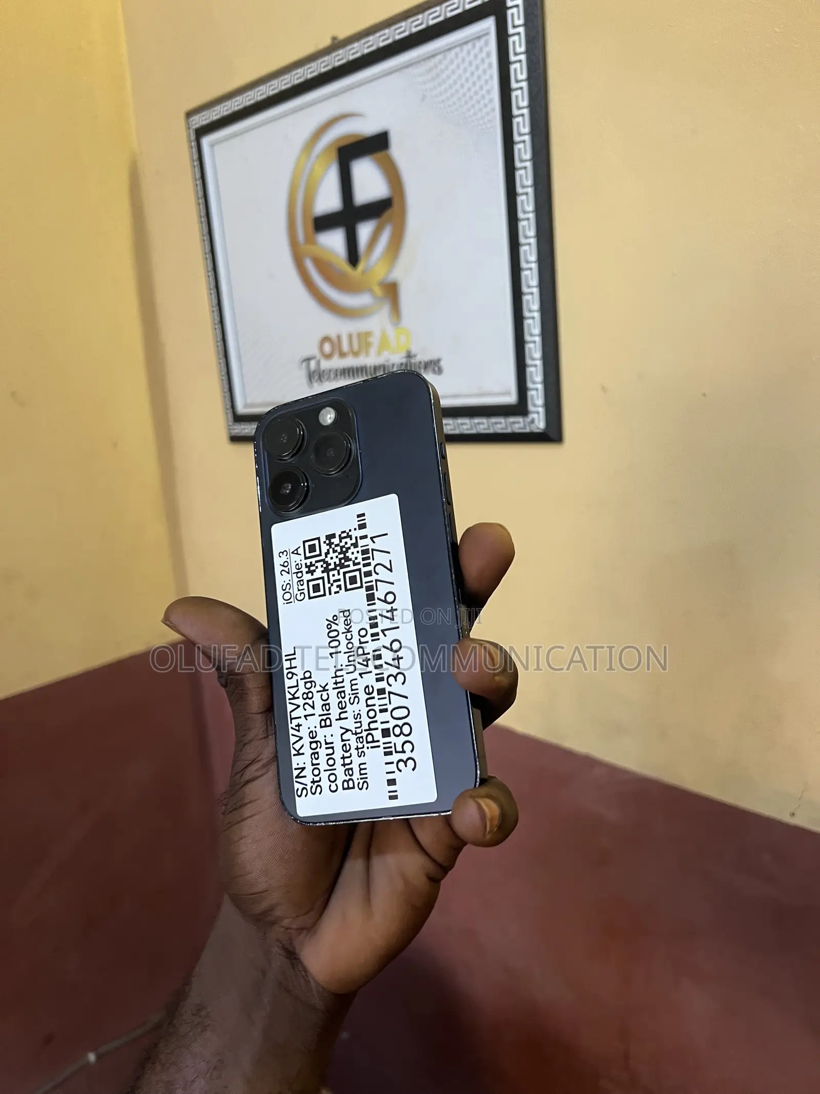 Apple iPhone 14 Pro 128 GB Black