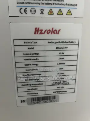 HzSolar 2.5Kwh 24V Lithium Battery