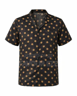 Camp Collar Polka Dot Shirt