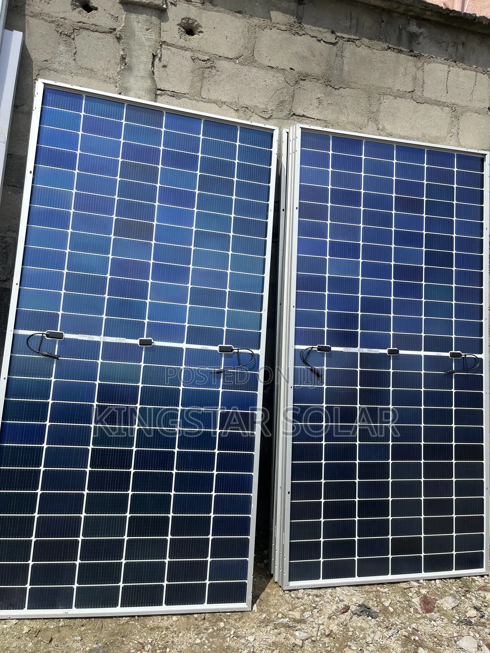 650w Jinko Bifacial Solar Panels