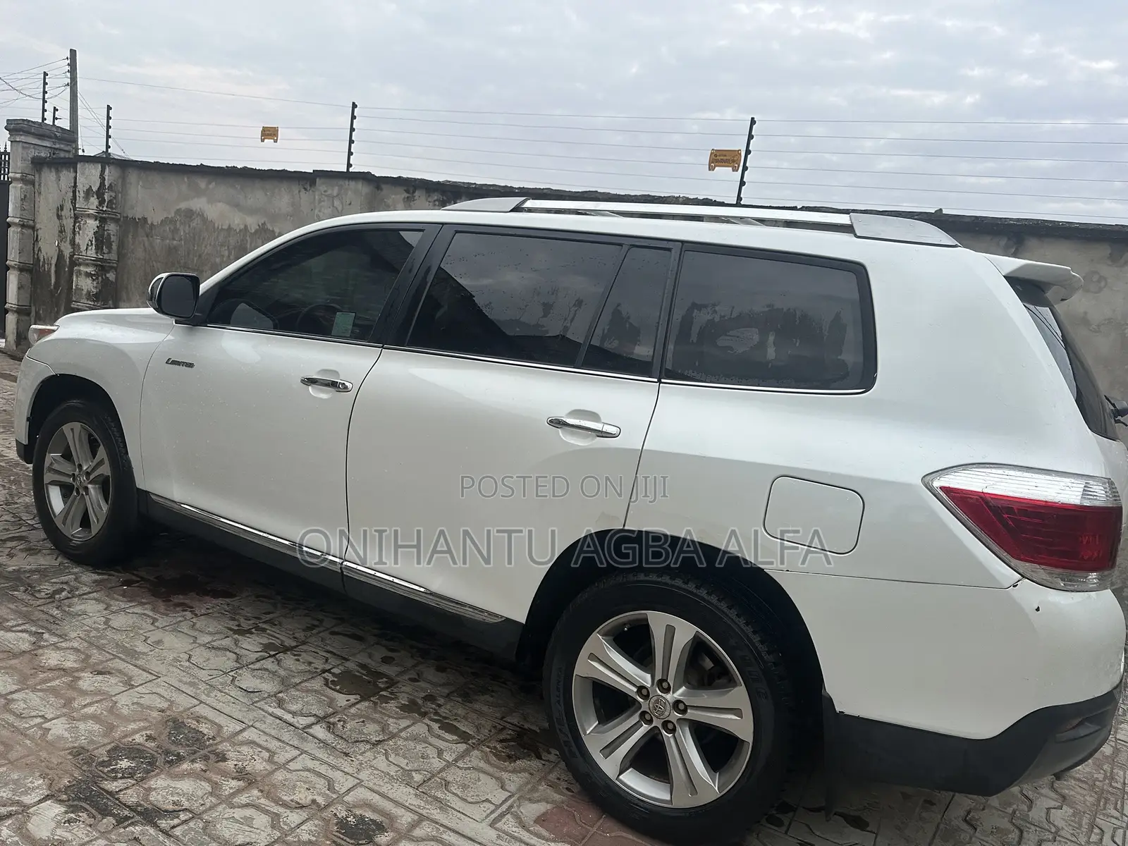 Toyota Highlander Limited 3.5L 2WD 2013 Off white