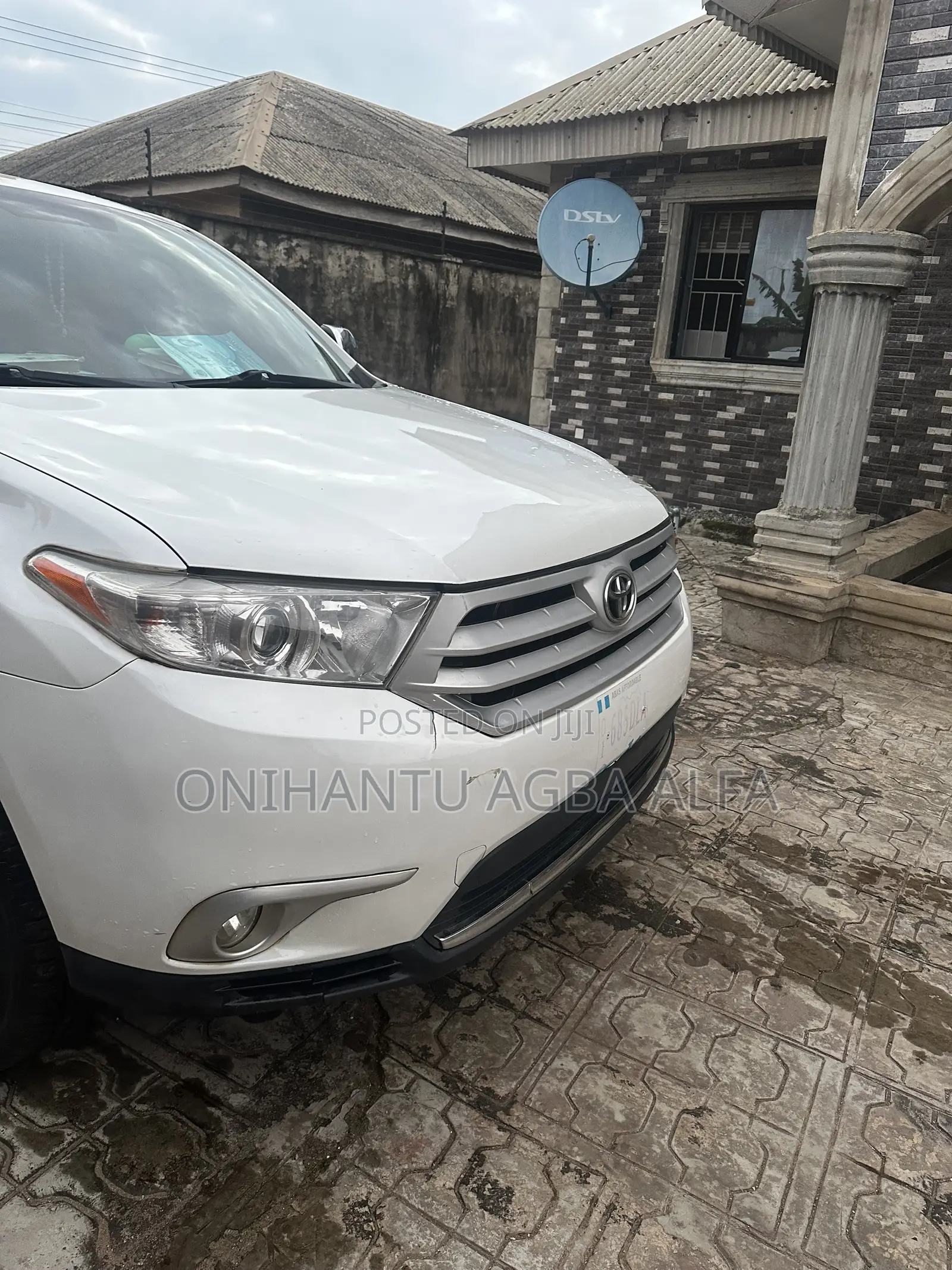 Toyota Highlander Limited 3.5L 2WD 2013 Off white