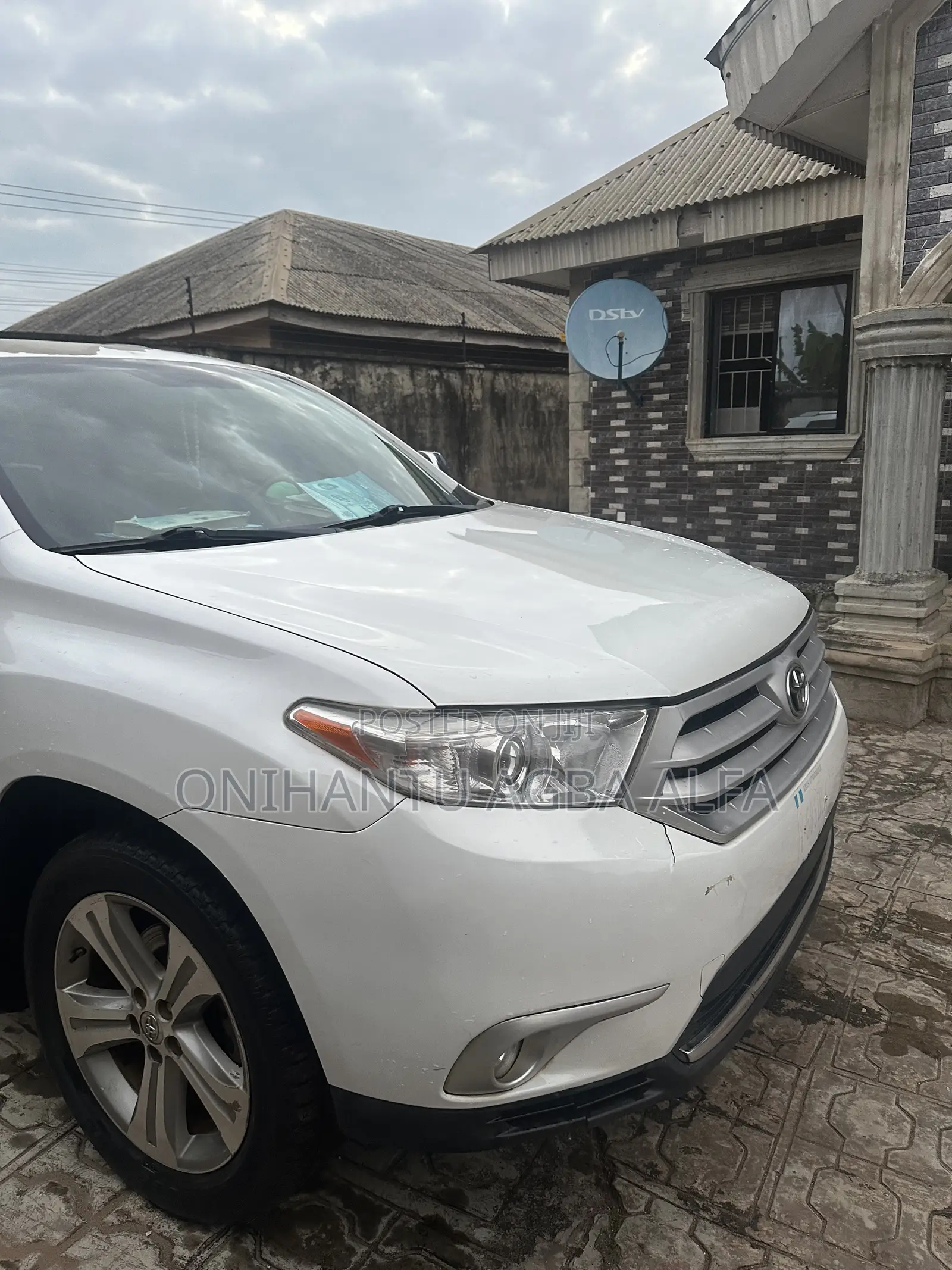 Toyota Highlander Limited 3.5L 2WD 2013 Off white