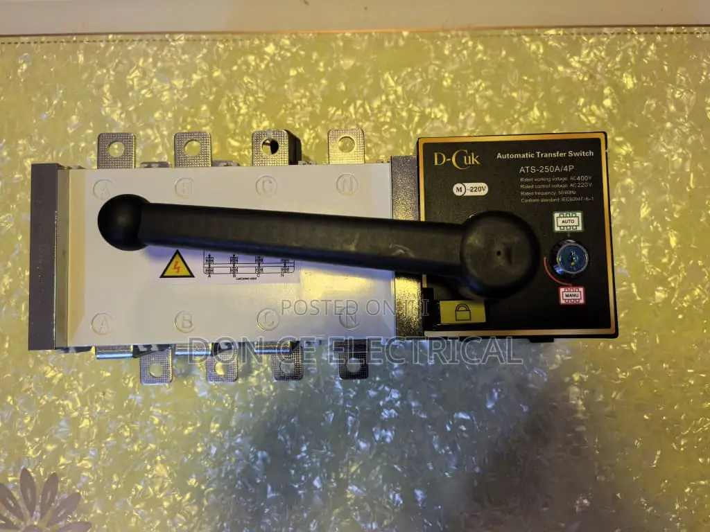 250AMPS Automatic Change Over Switch