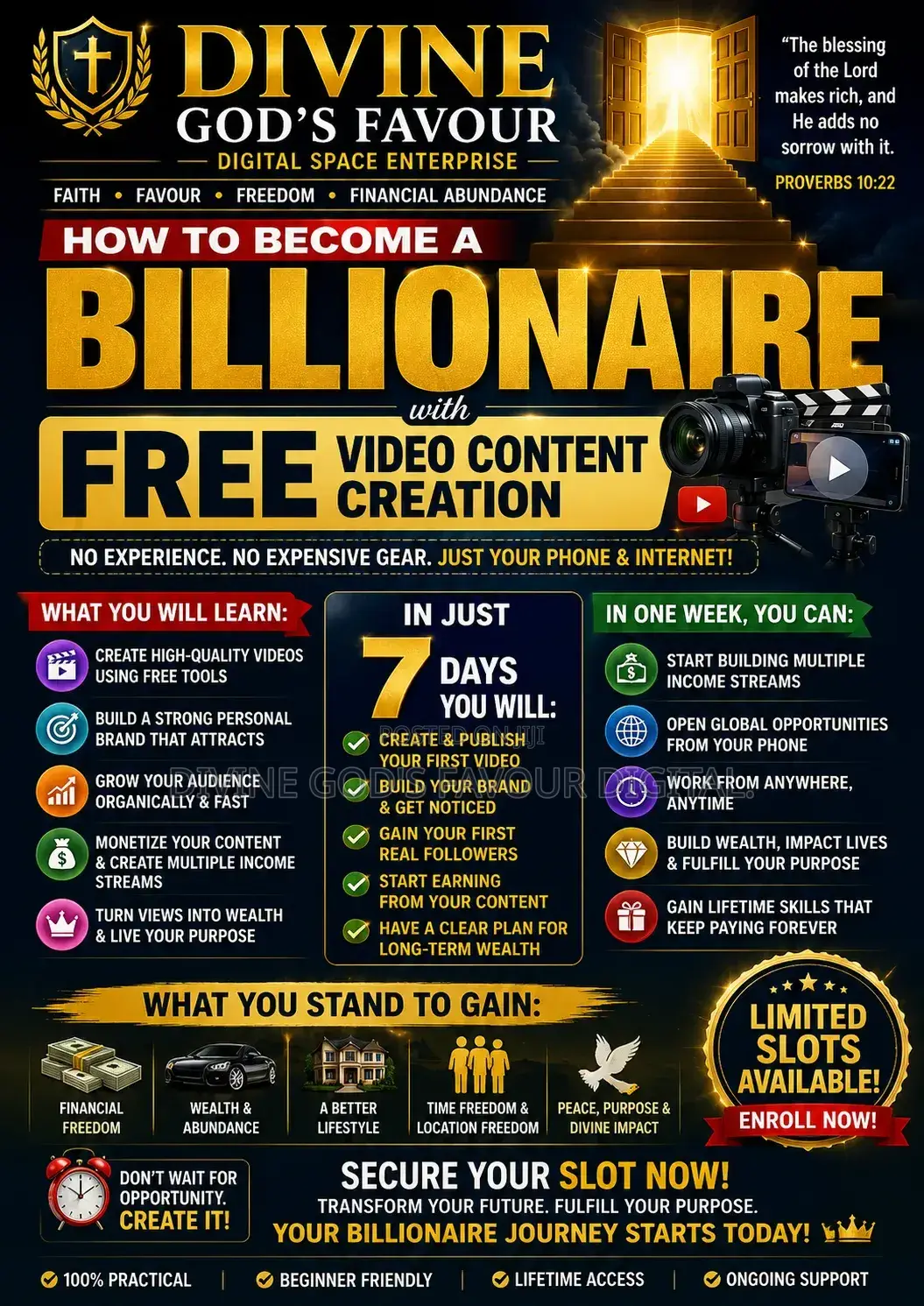 How to Build Wealth With FREE Video Content Creation.