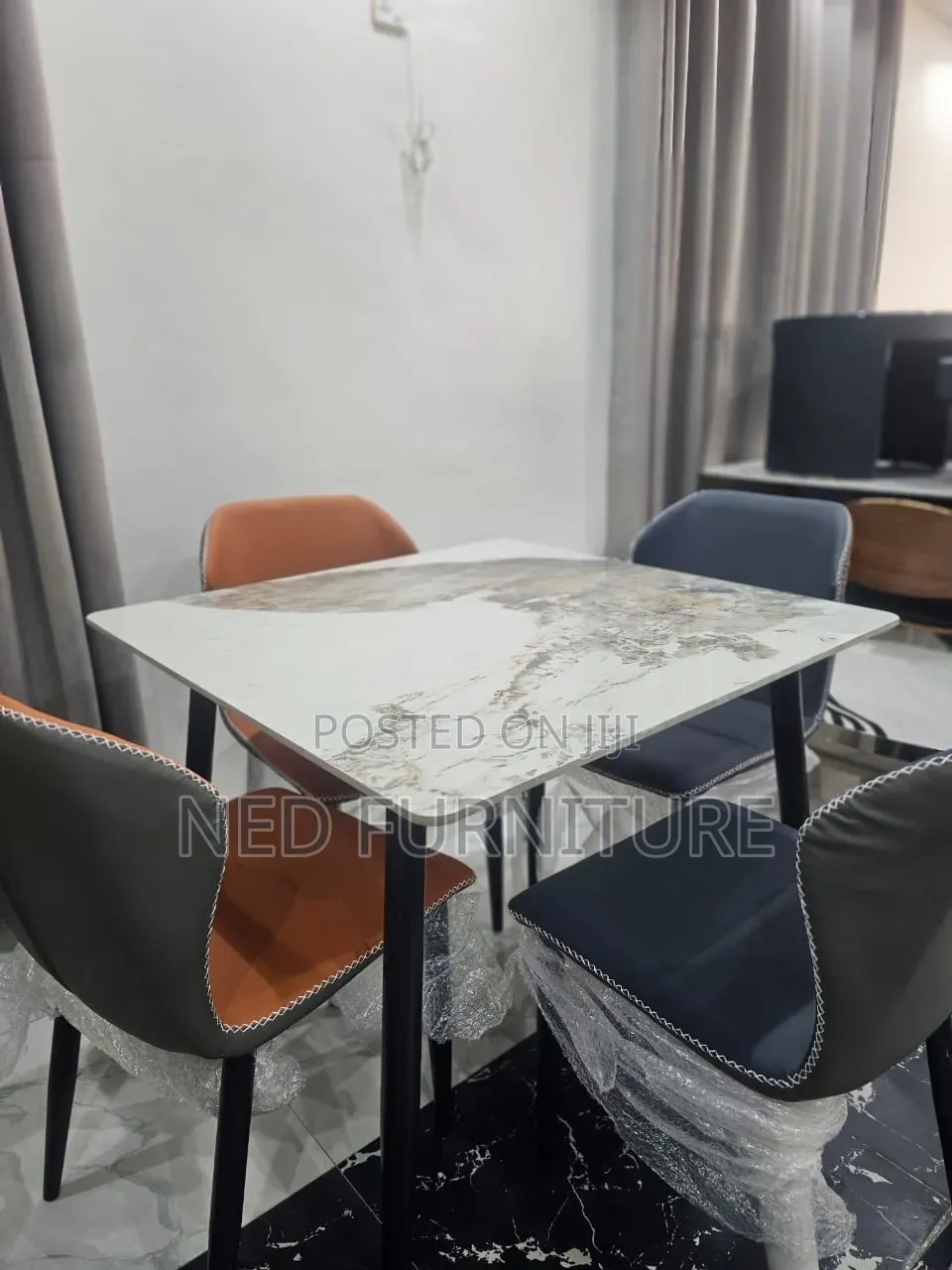Quality Marble Top Dining Set