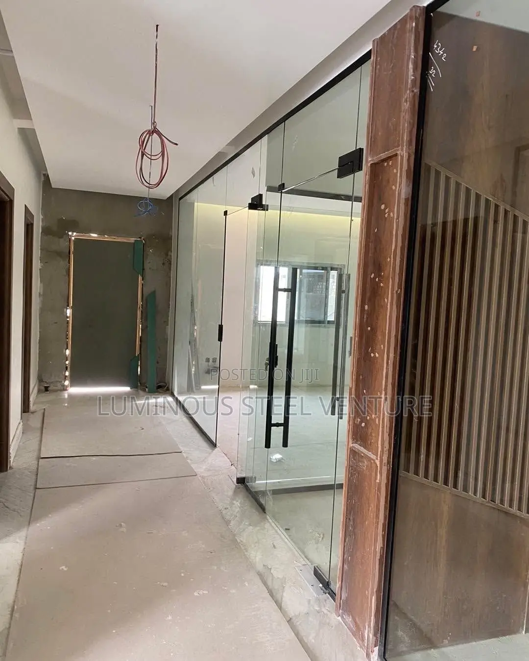 It Creates a Modern Divide Without Blocking Natural Light.