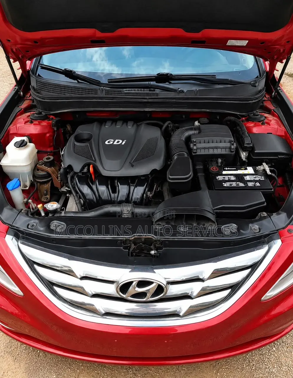 Hyundai Sonata 2012 Red