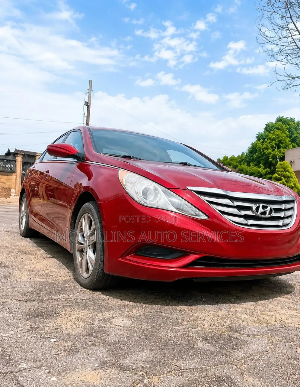 Hyundai Sonata 2012 Red