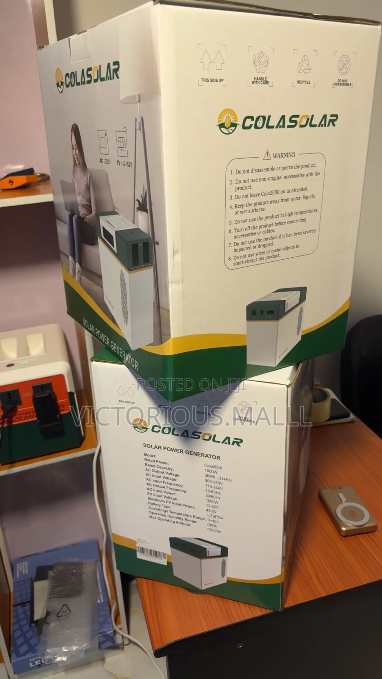 Cola2000 Solar Generator