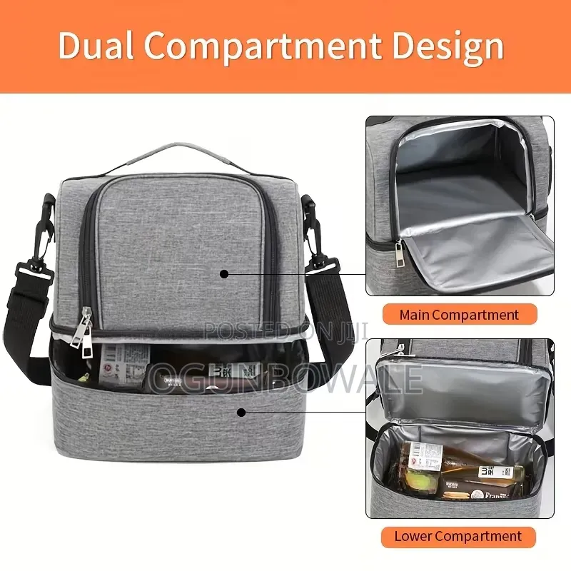 Two (2) Step Insulated Lunch Bag for Preschoolers