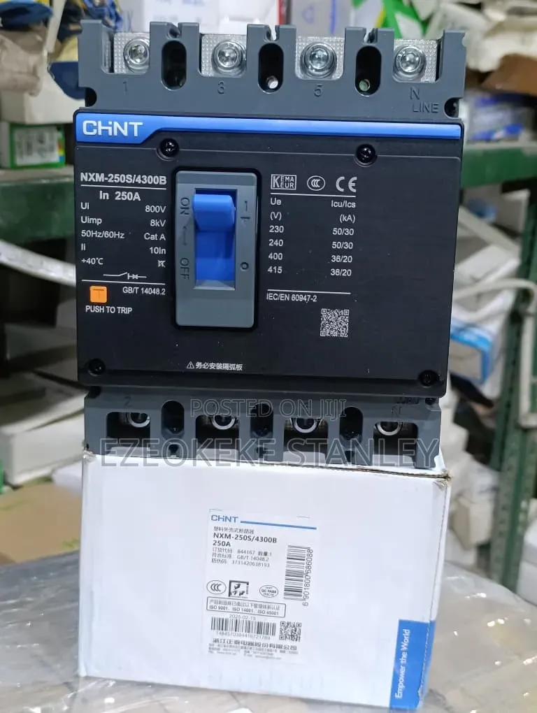 250a 4pole Chint Breaker
