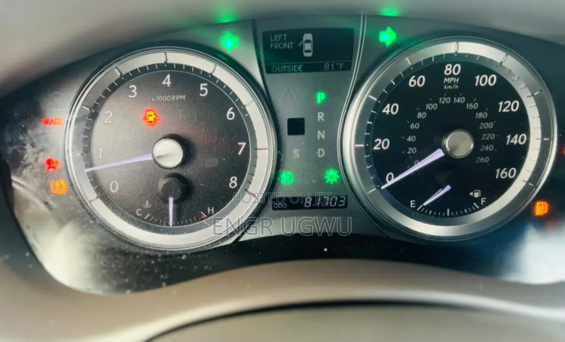 Lexus ES 350 2011 Gold