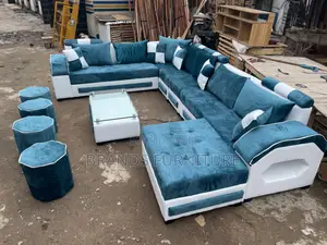 Exclusive Ushap With Center Table and Ottoman