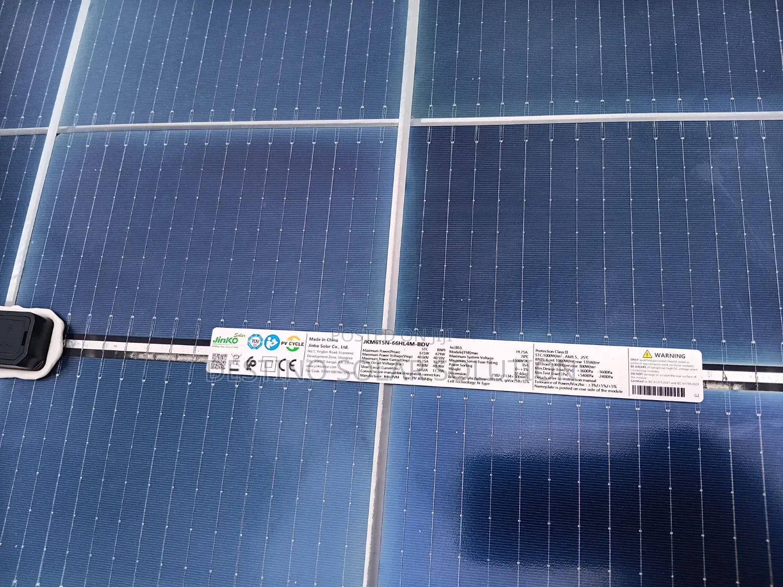 Jinko Solar Panel 670watts 144 Cells
