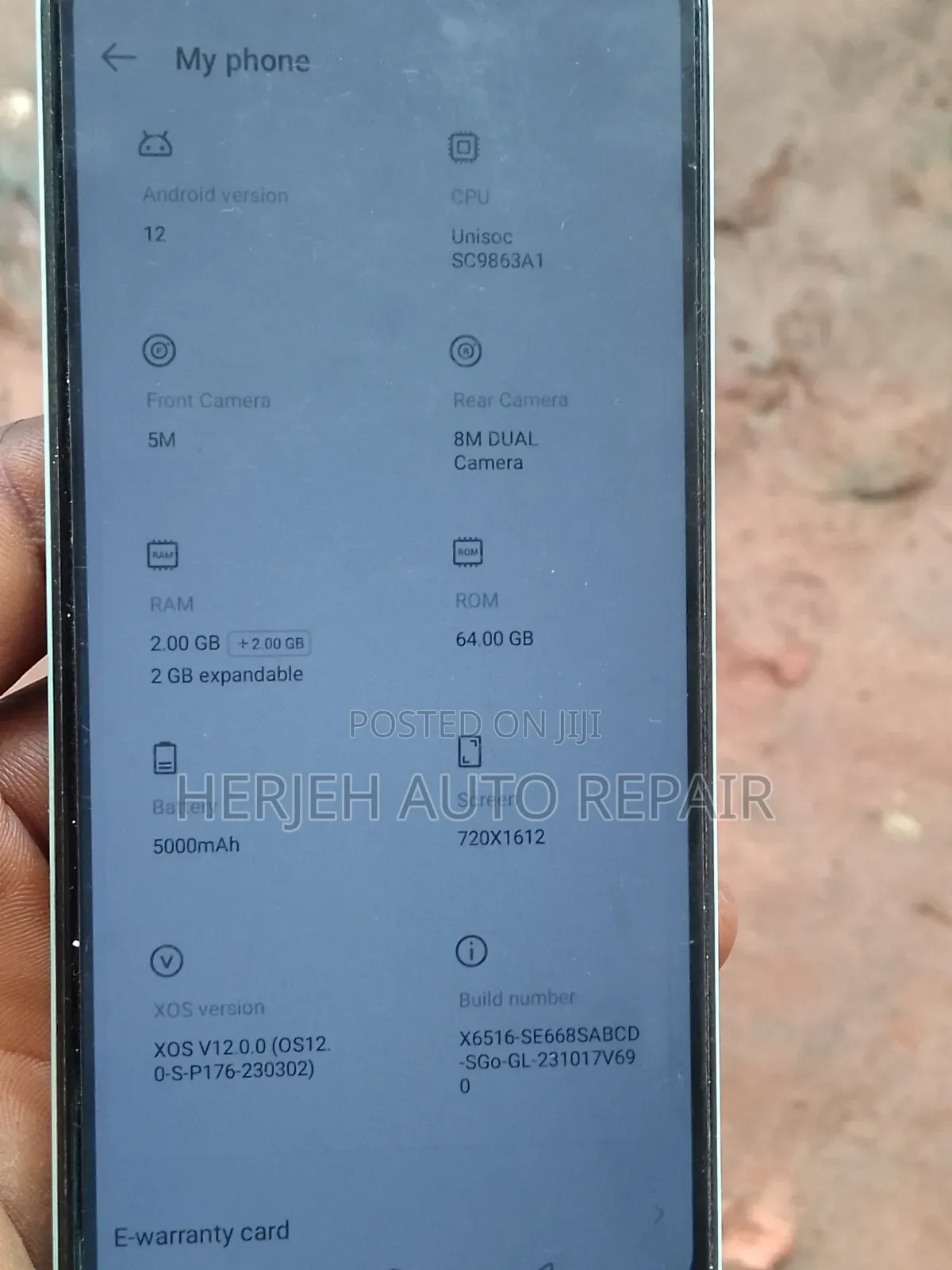 Infinix Smart 7 HD 64 GB Green