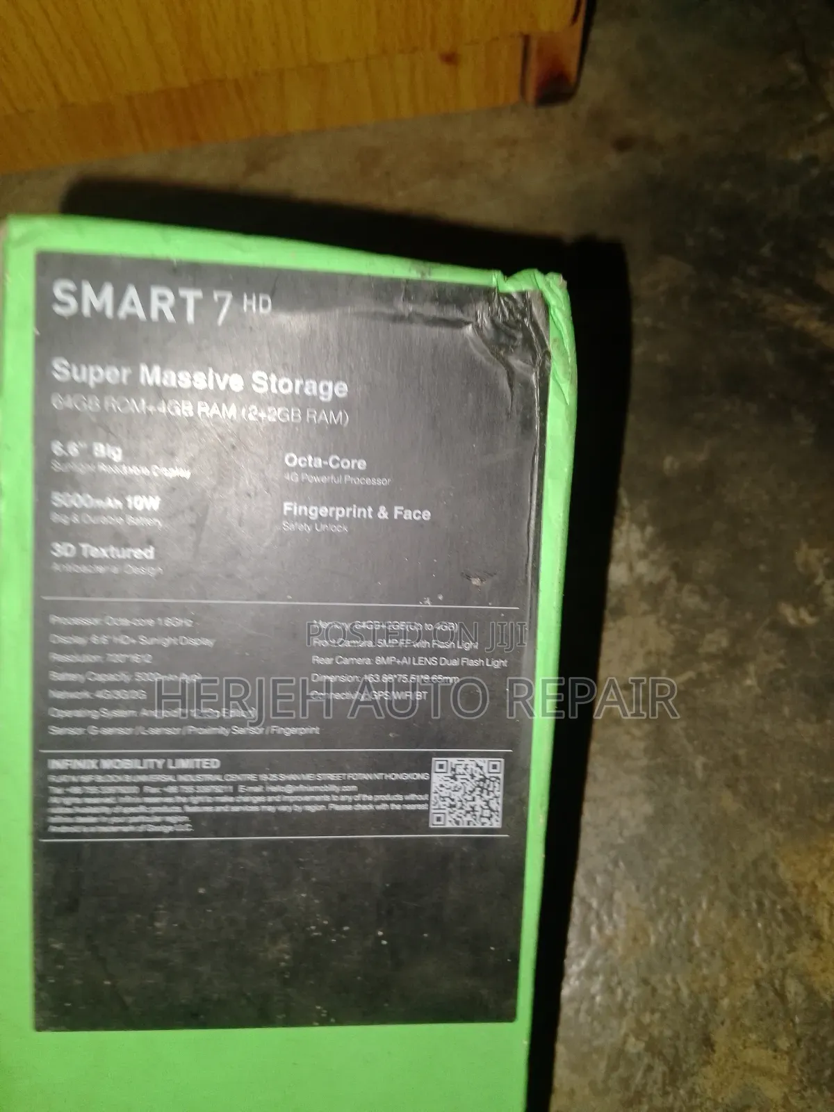 Infinix Smart 7 HD 64 GB Green