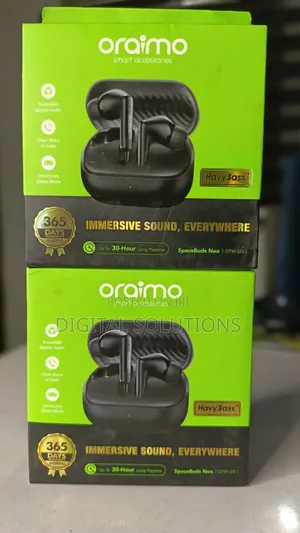 Original Oraimo Spacebuds Neo++ Otw 323 With Deep Bass Audio Output.