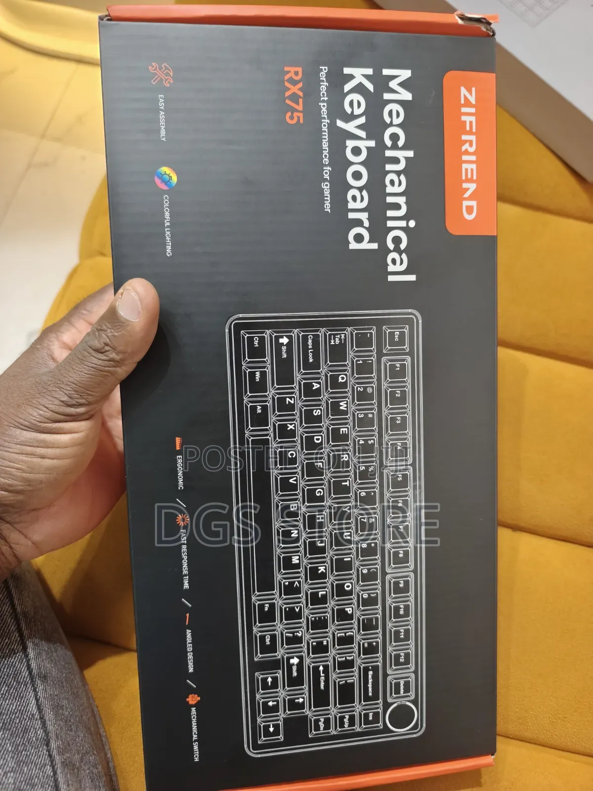 Zifriend Mechanical Wireless Keyboard Rx75