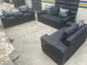 Quality Black 7seaters Sofas